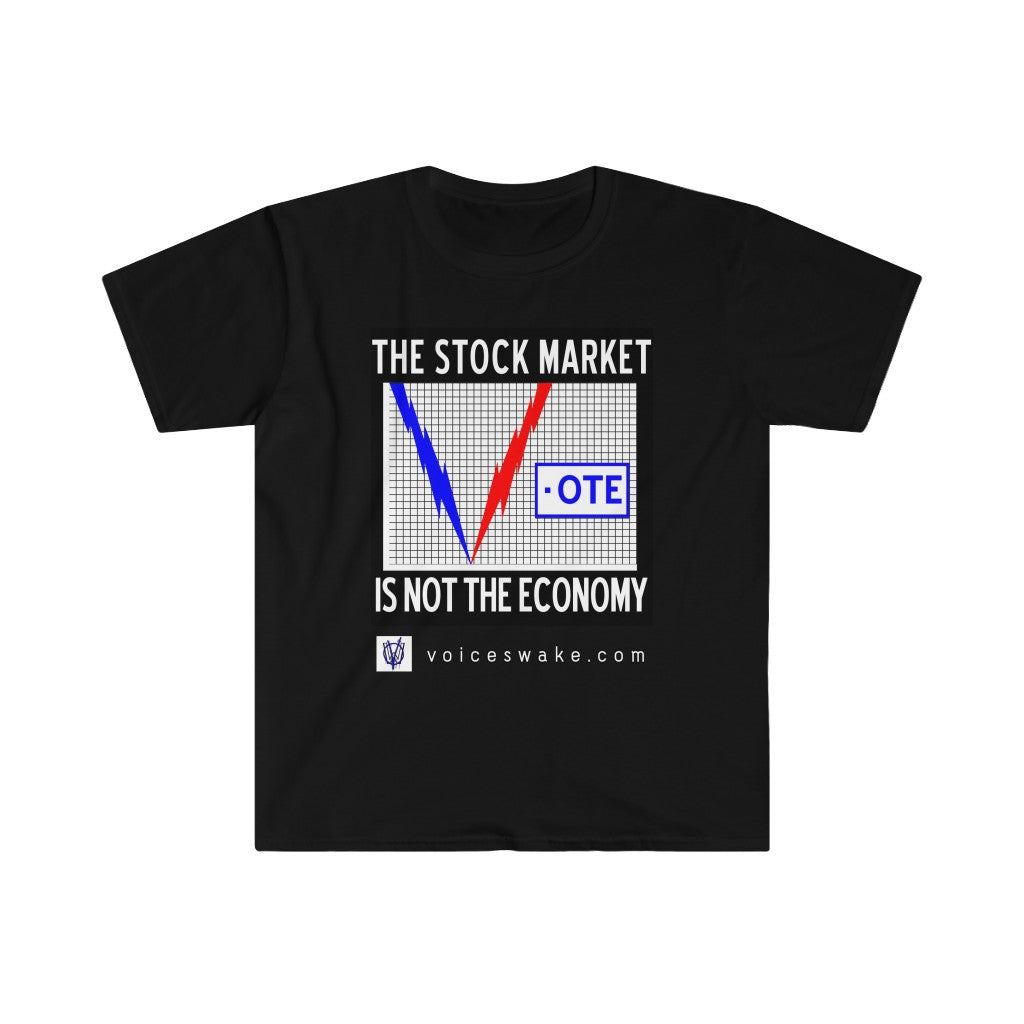 The Stock Market Is Not The Economy Black Box Men's Tee